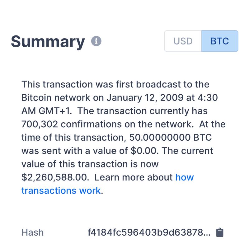 1st bitcoin transaction