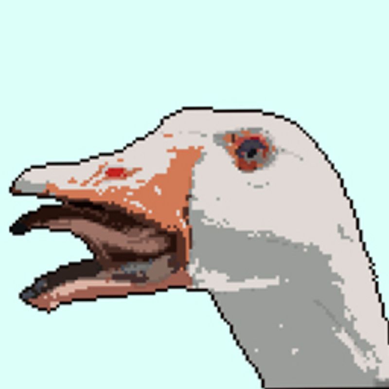 Nft PixelArt GOOSE