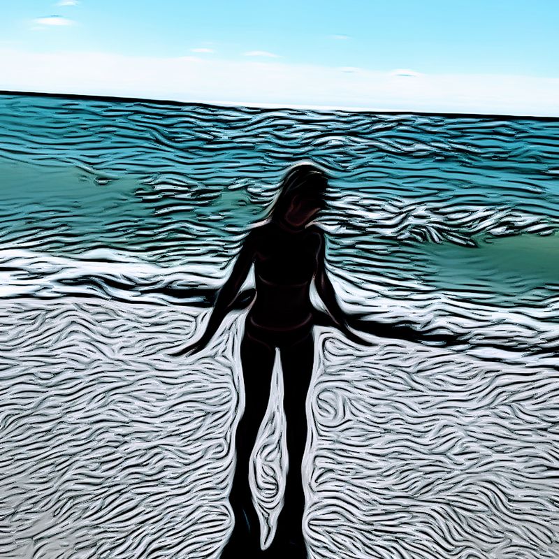 Nft A Girl On The Beach #2