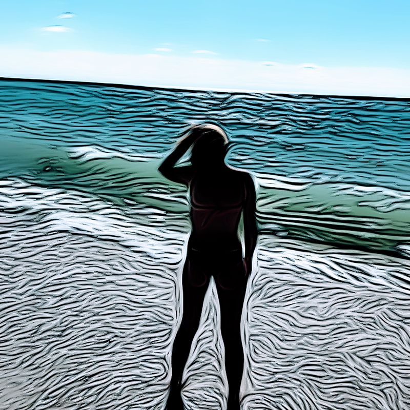 Nft A Girl On The Beach #3