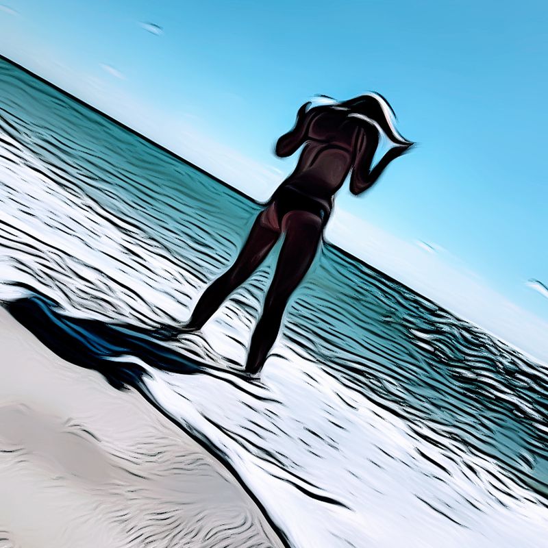 Nft A Girl On The Beach #6