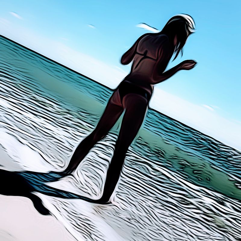 Nft A Girl On The Beach #8