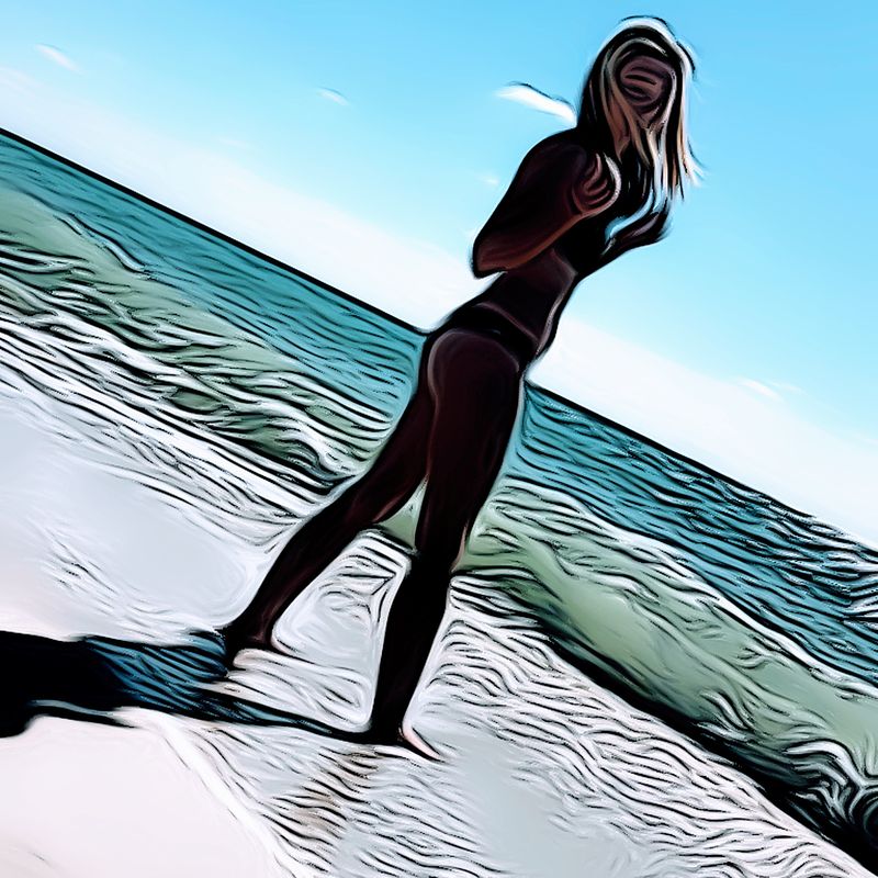 Nft A Girl On The Beach #9