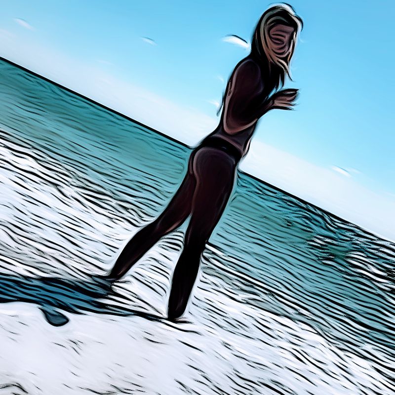 Nft A Girl On The Beach #11