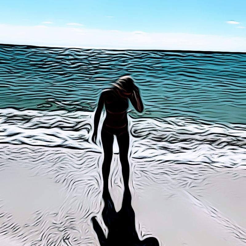 Nft A Girl On The Beach #1