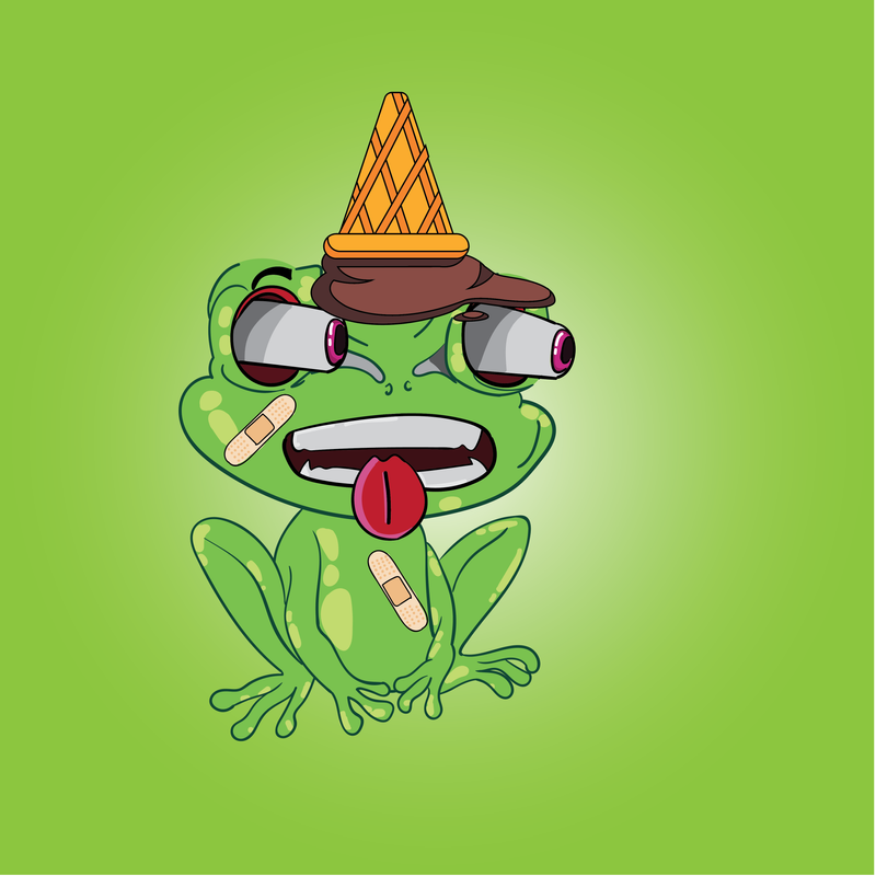 Nft CroackingFrog-1009