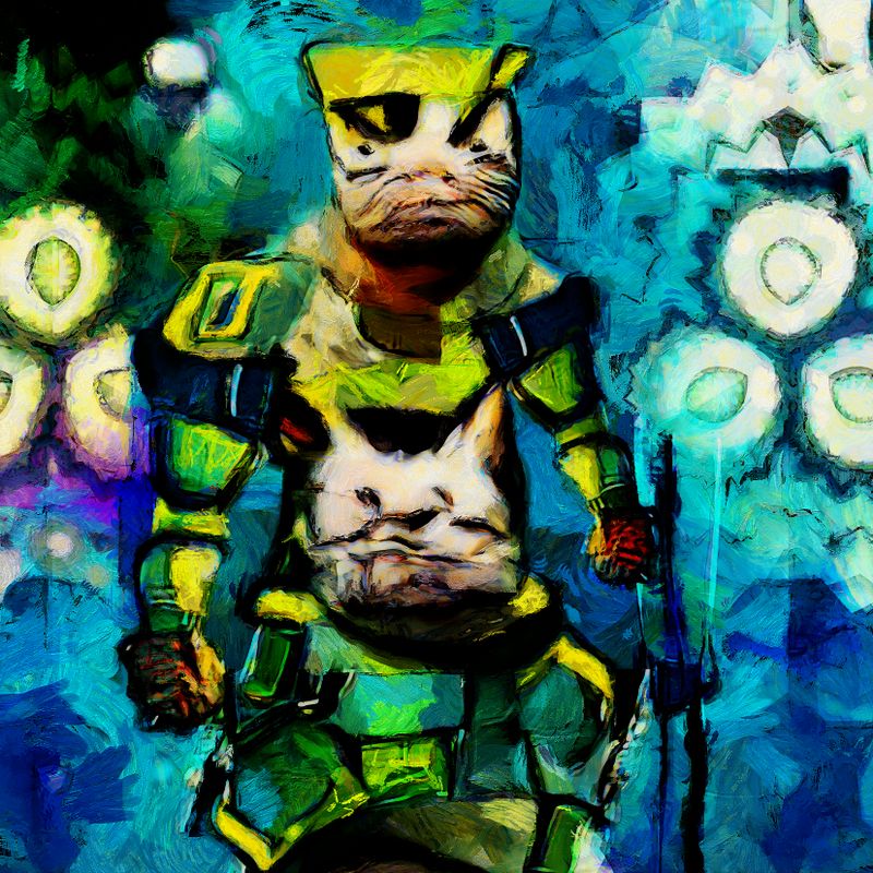 Nft Cat Soldier