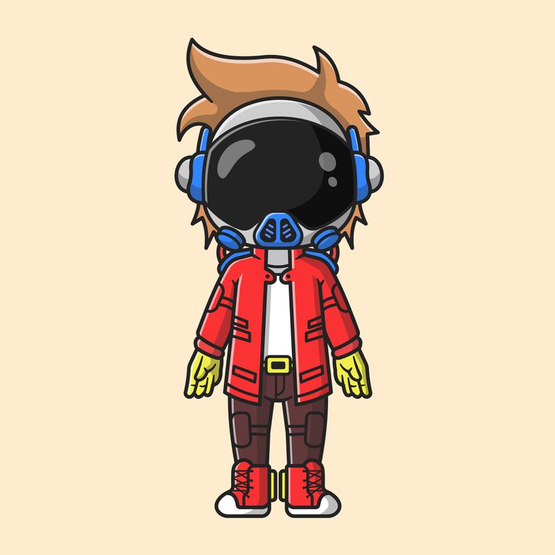 Nft MoonKid-Apocalyptic kid #3123
