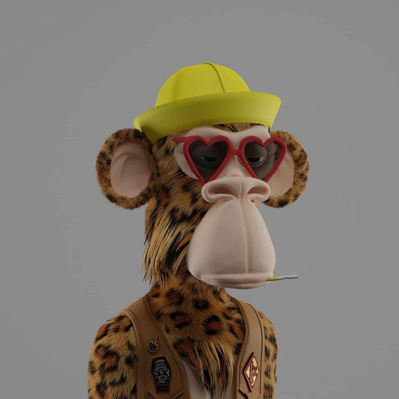 Nft 3D Rich Apes #005