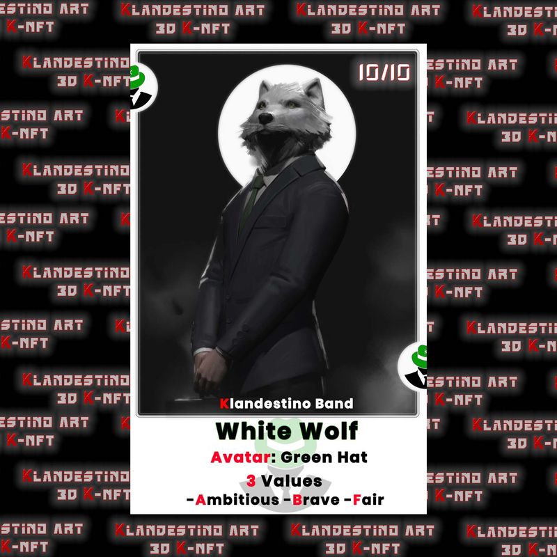 Nft Wolf Card #10