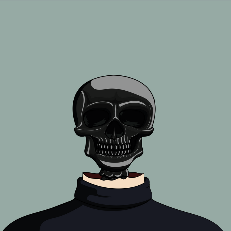 Nft R- Skull Head #07