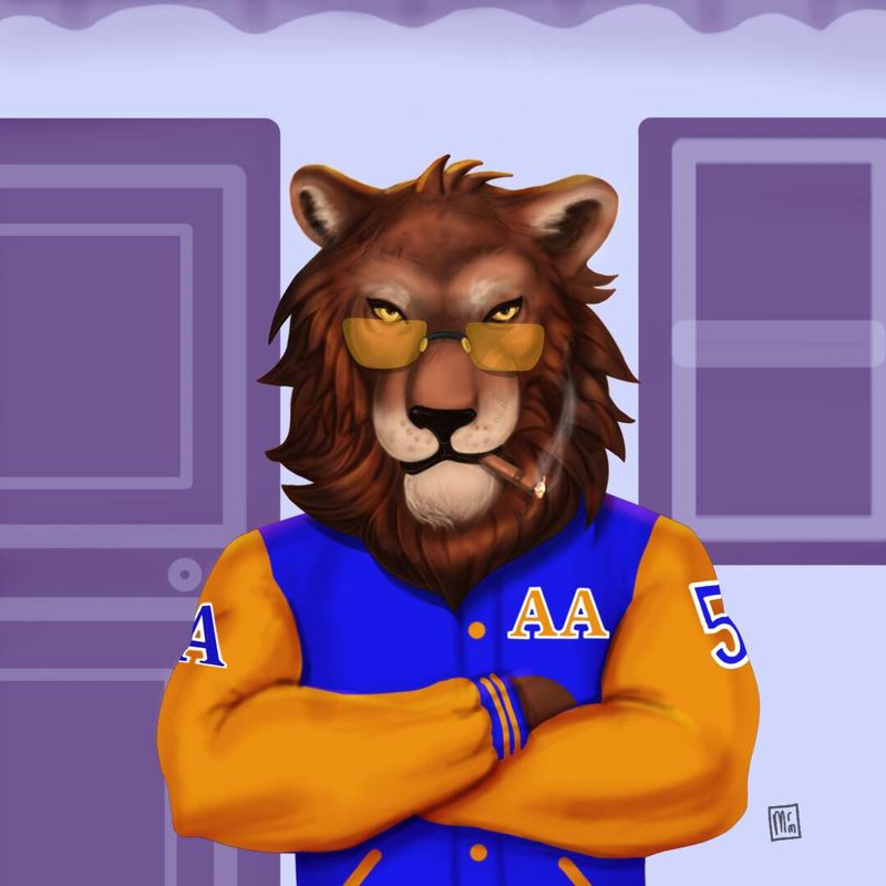 Nft Lion Boss #09