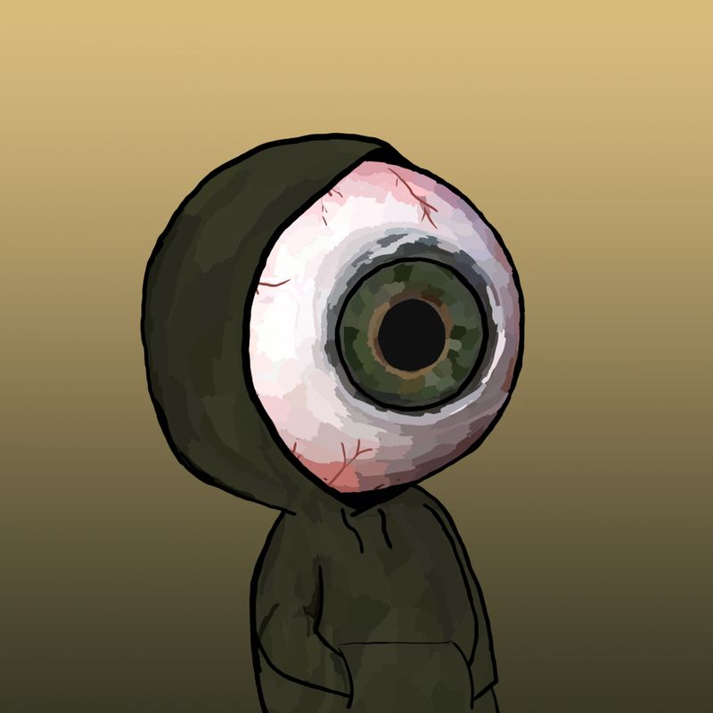 Nft Eyeball #2 BlankHoodie