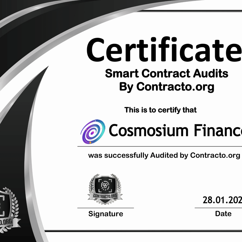 Nft Cosmosium Finance
