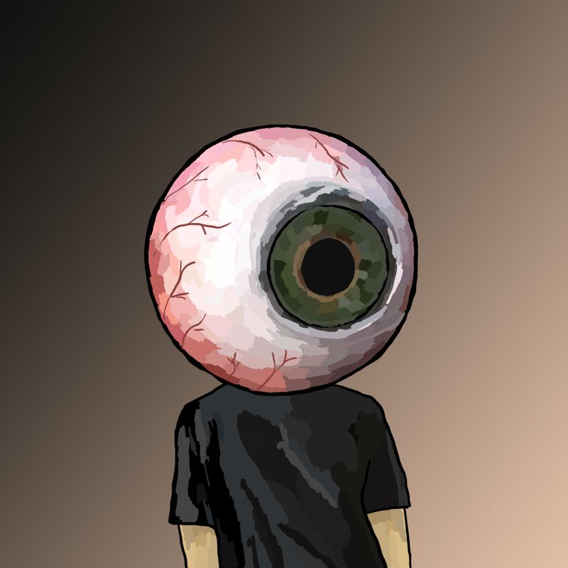 Nft Eyeball #3 Black T 