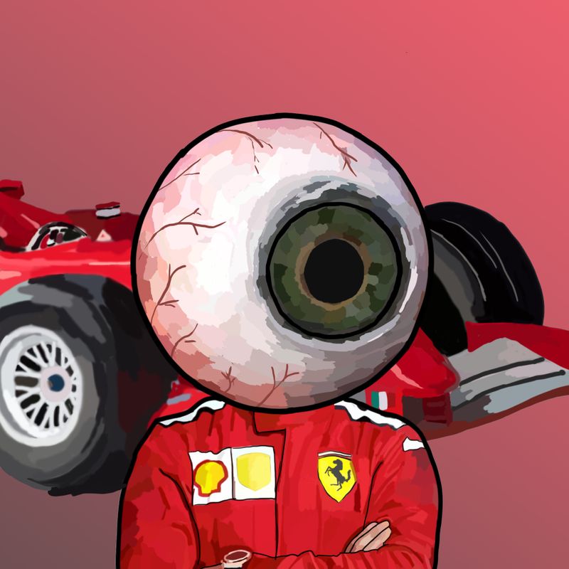 Nft Eyeball #8 Schumacher F1