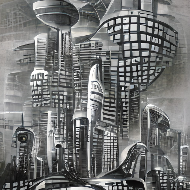 Nft futuristic city