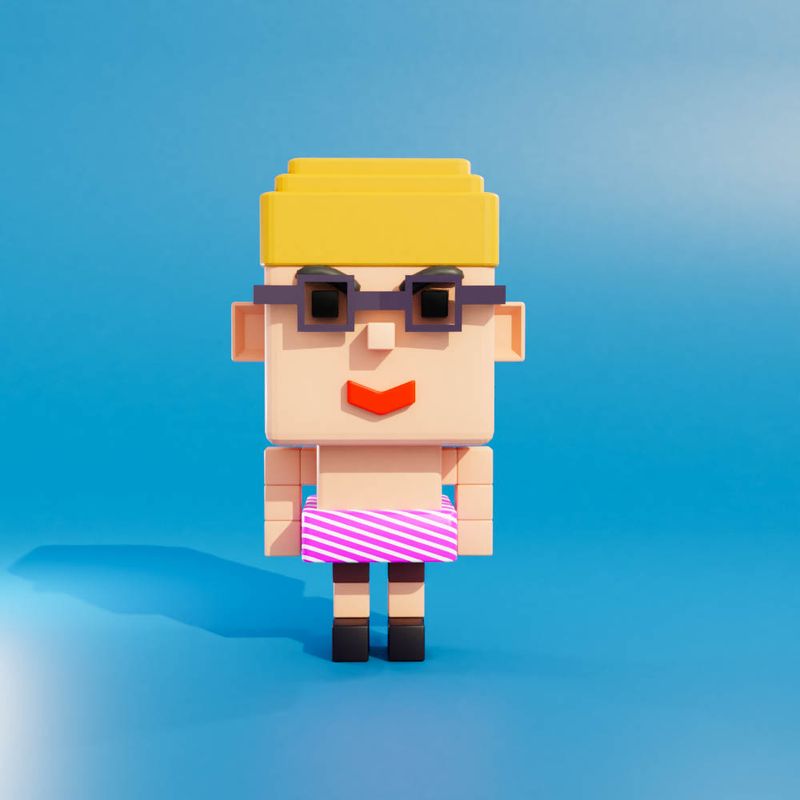 Nft Blocky Squad #09