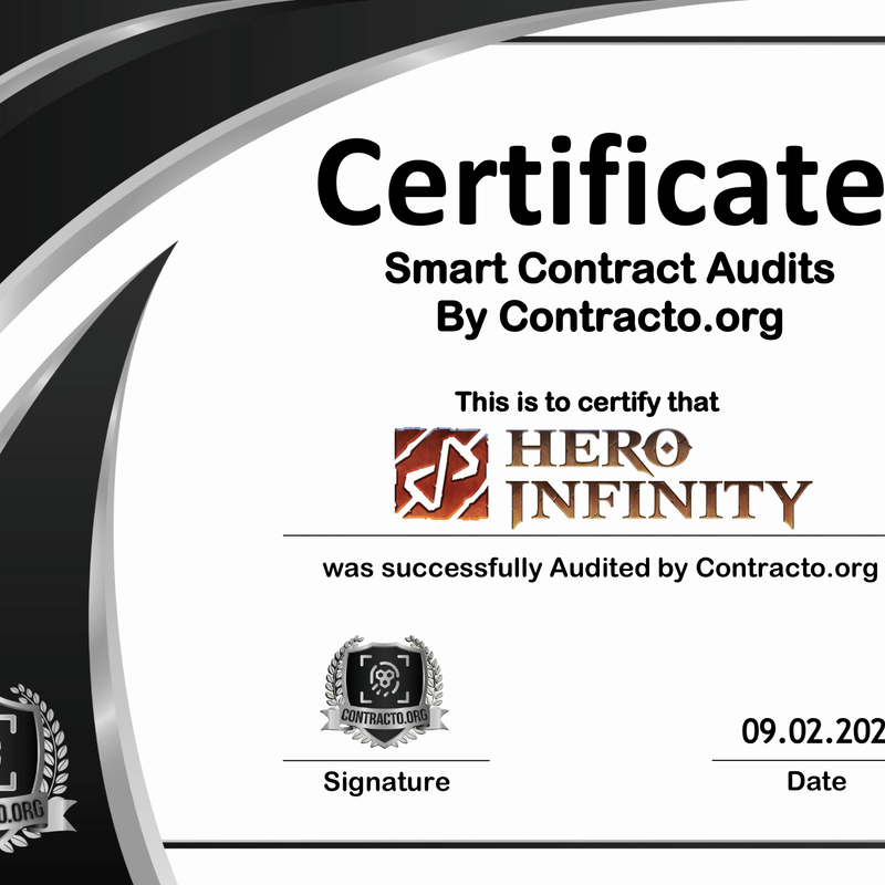 Nft Hero Infinity Audit