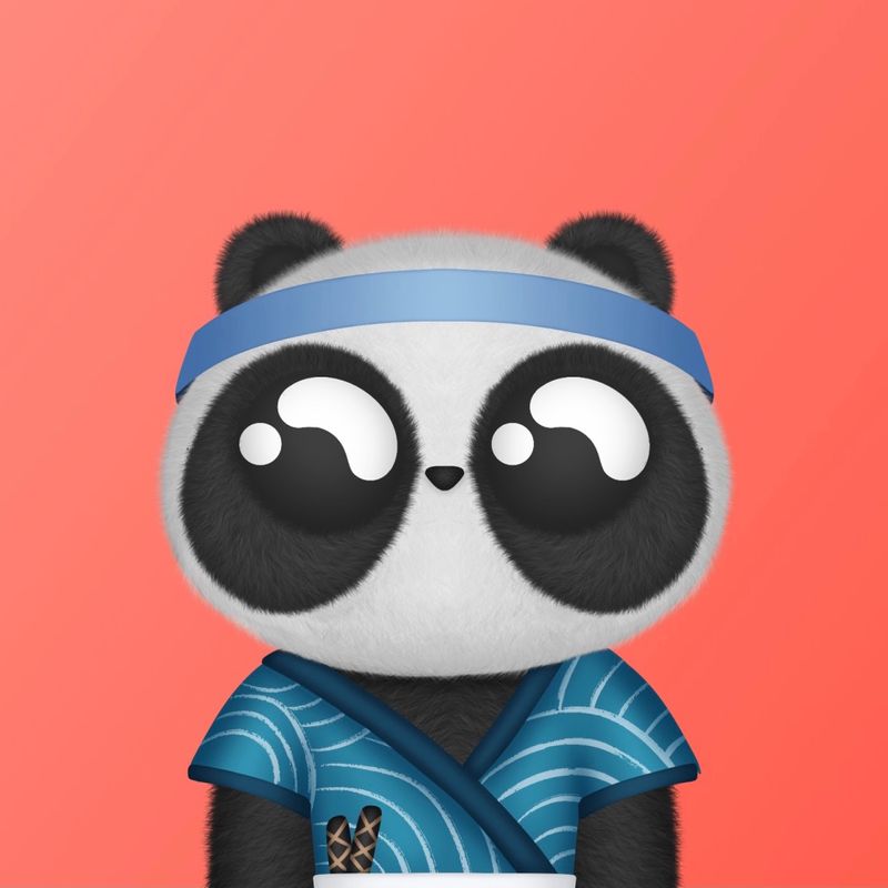 Nft Cute Panda #009