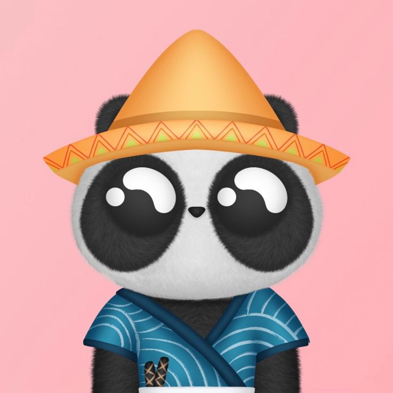 Nft Cute Panda #012