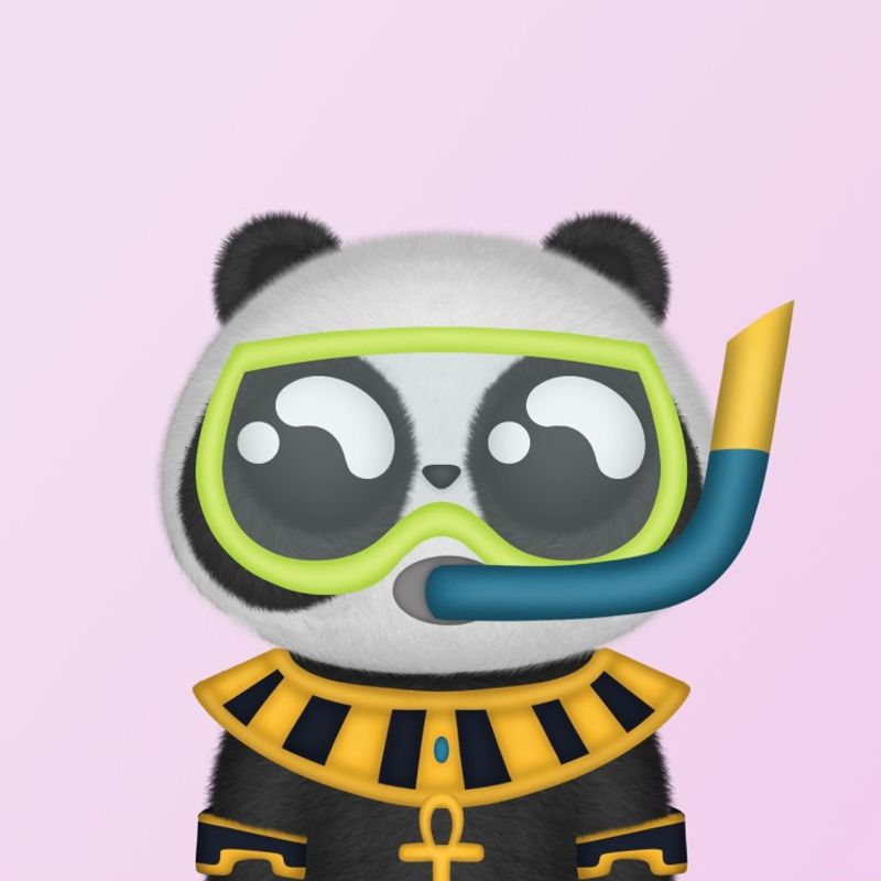 Nft Cute Panda #015