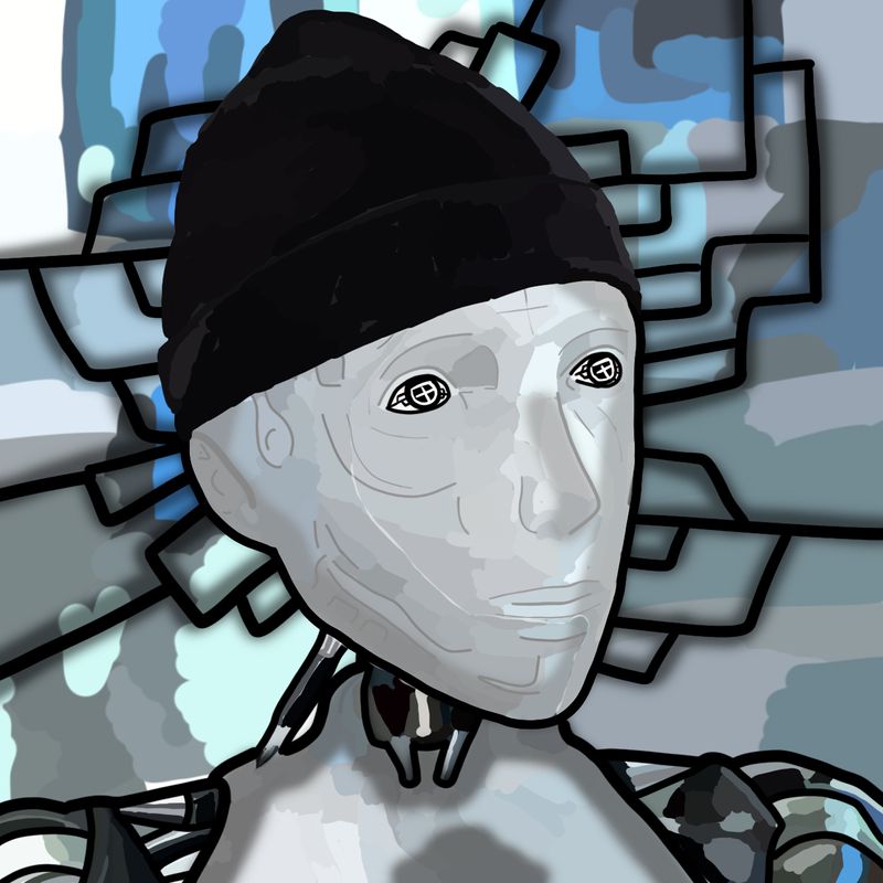 Nft I,Cryptobot #3 Shadow Power
