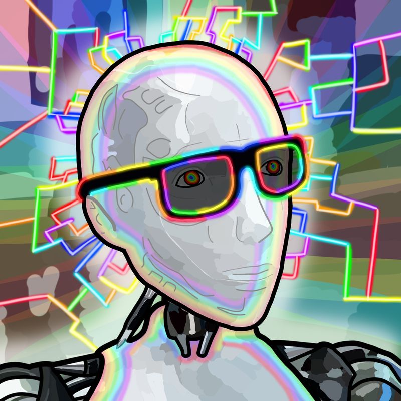 Nft I,Cryptobot #7 Party Power
