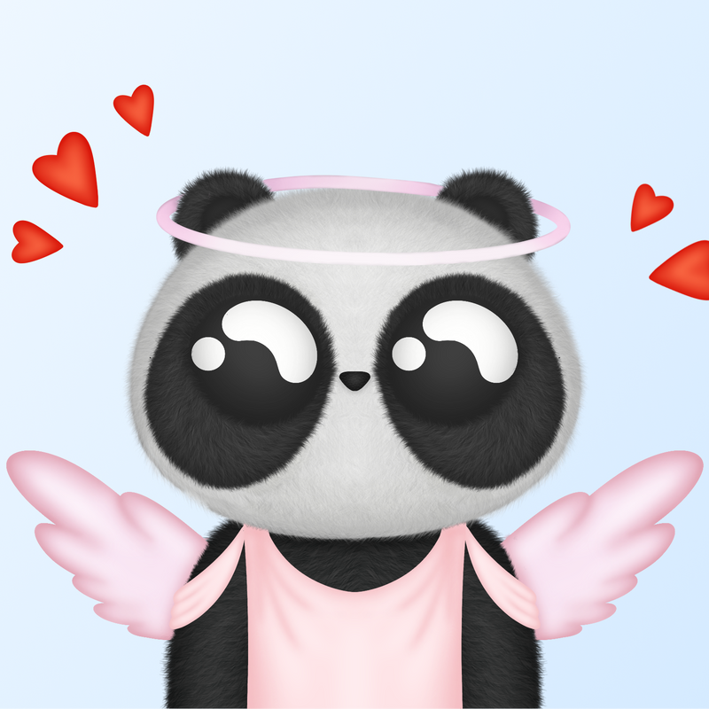 Nft Valentine’s Cute Panda #2