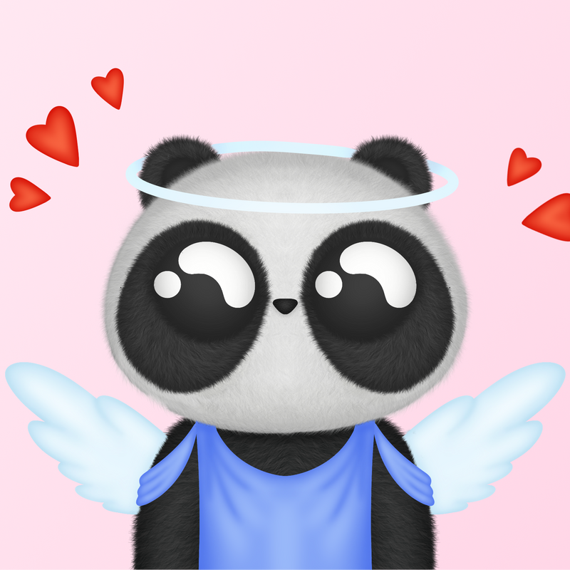 Nft Valentine’s Cute Panda #3