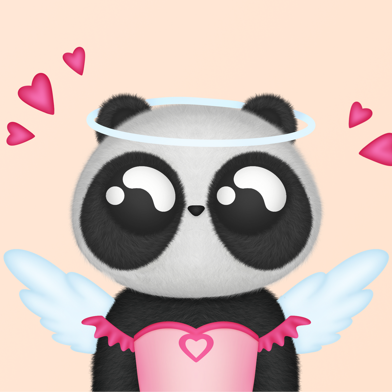 Nft Valentine’s Cute Panda #4