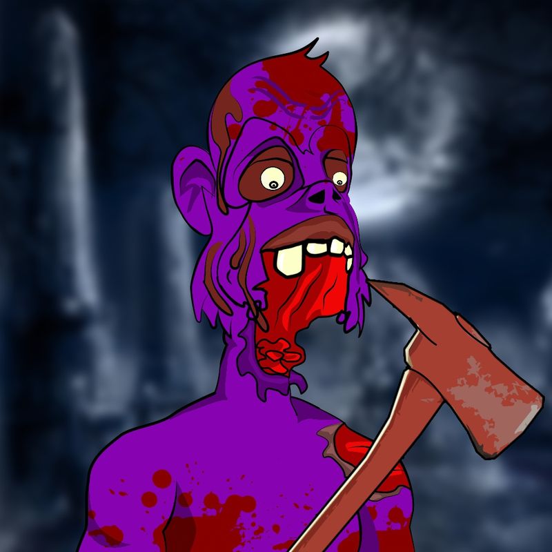 Nft Zombie Ape #16