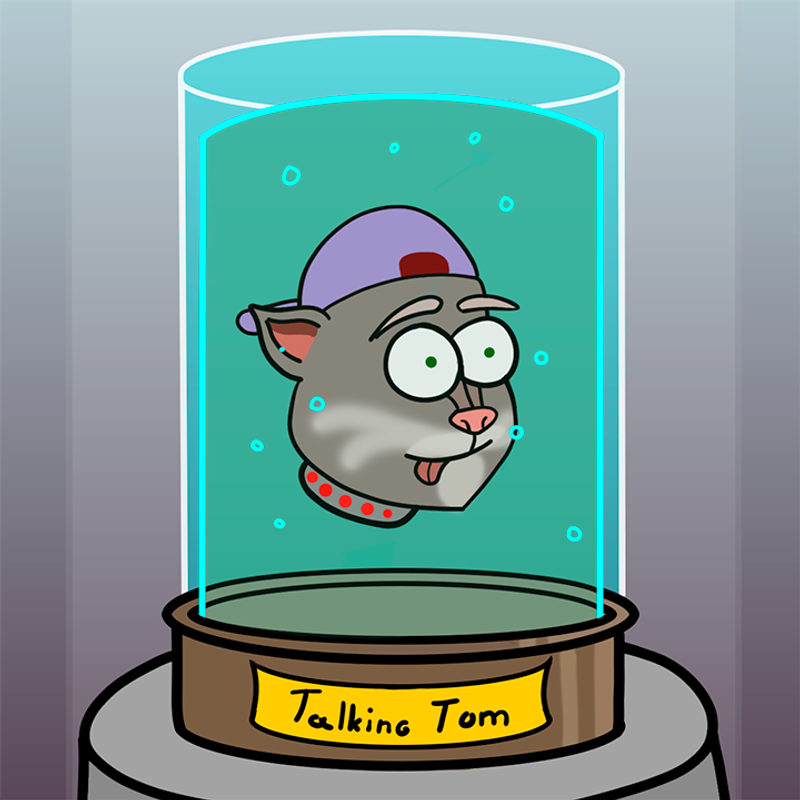 Nft Head #15 Talking Tom