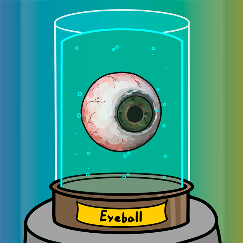 Nft Head #18 Eyeball (Old art 3/3)