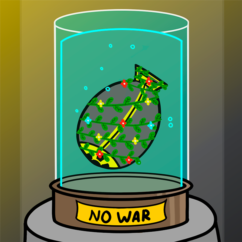 Nft Head #21 No War