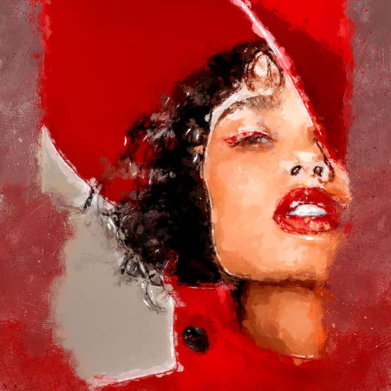 Nft red Girl
