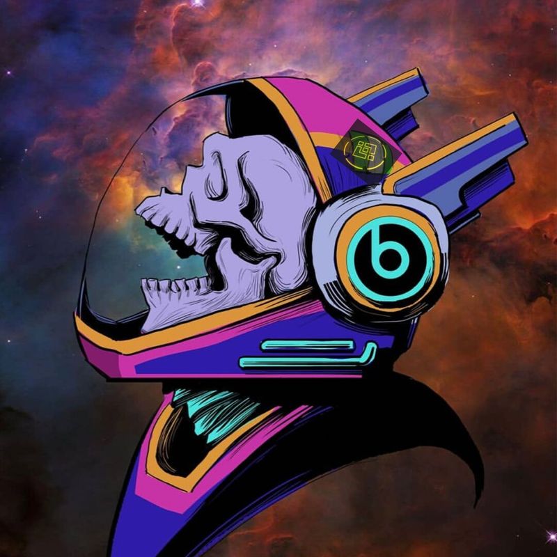 Nft Astronaut skeleton 