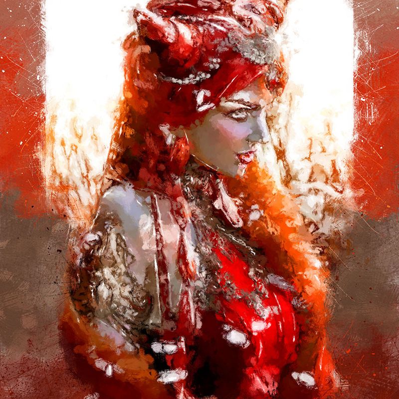 Nft RED girl