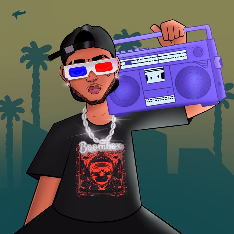 Nft Boombox Guy 3D Glasses 