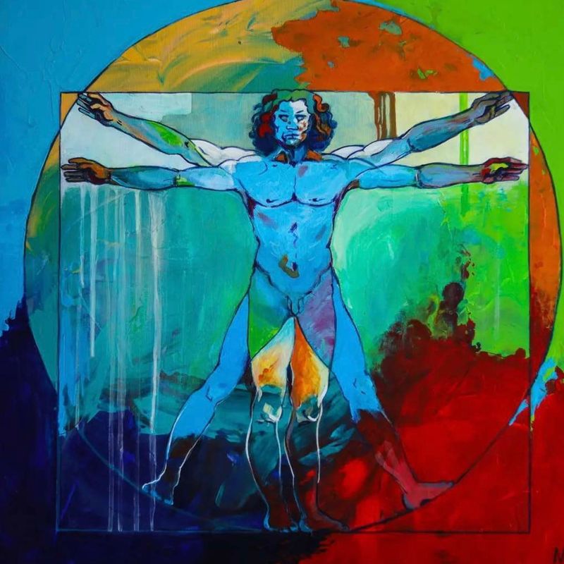 Nft The vitrivian man