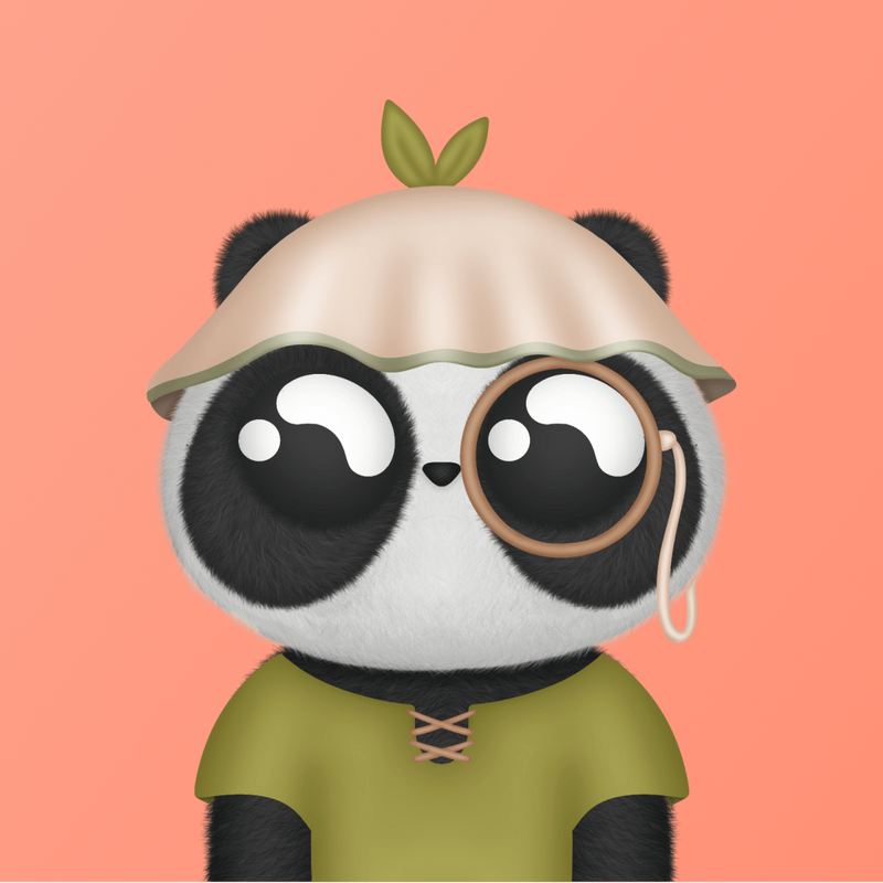 Nft Cute Panda #195
