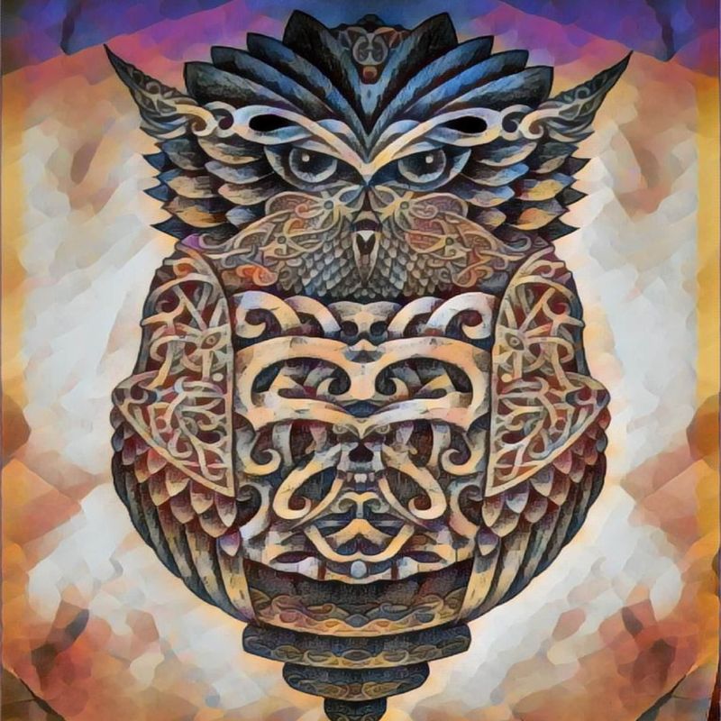 Nft Owl abstract