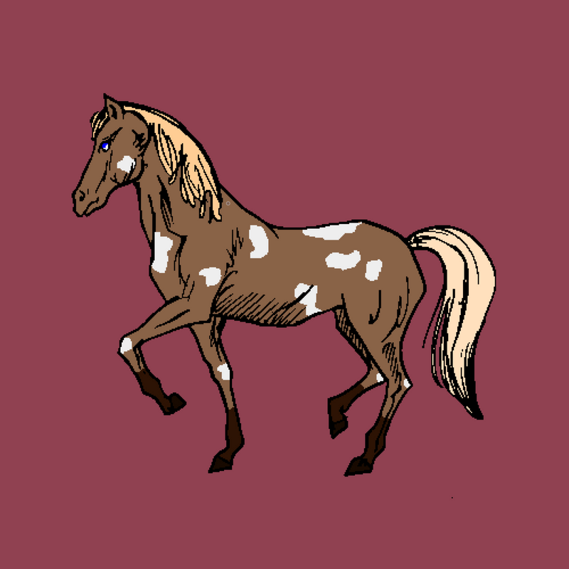 Nft Pixel Horses #0008