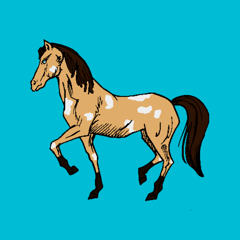 Nft Pixel Horses #0010