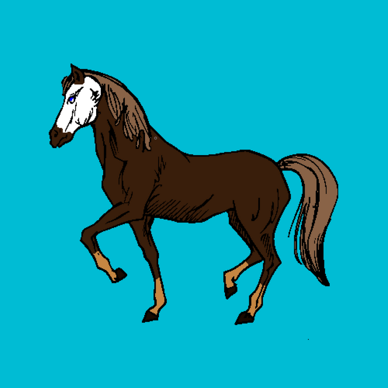 Nft Pixel Horses #0012