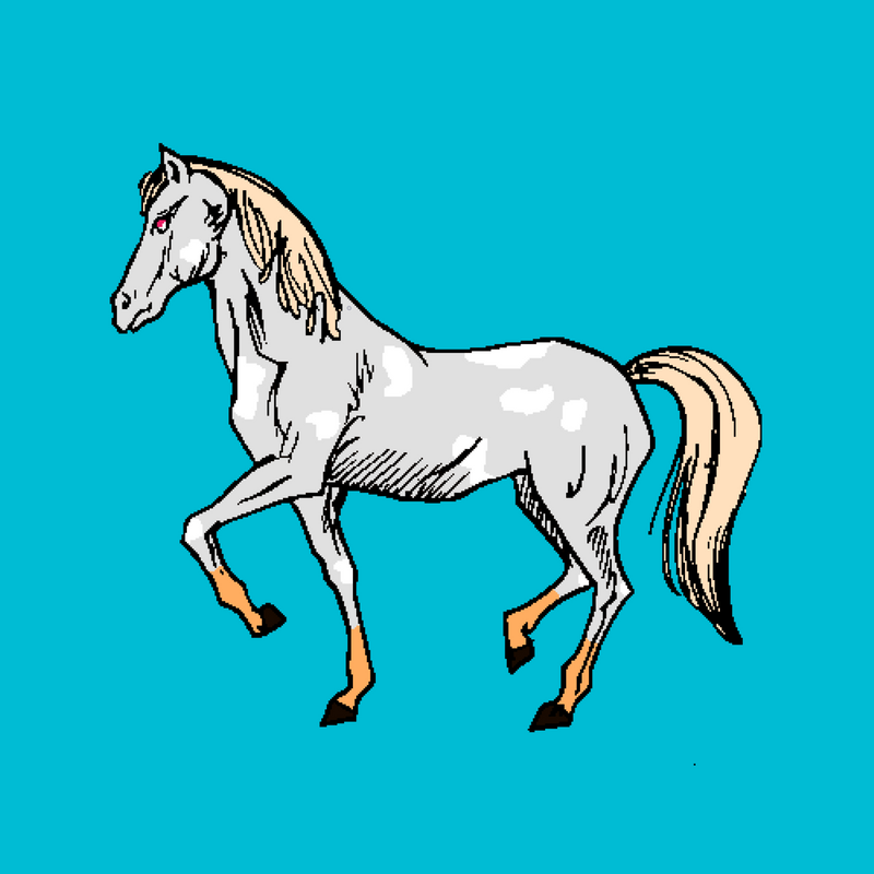 Nft Pixel Horses #0015