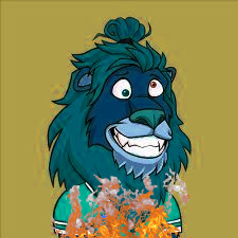 Nft Weird Fire Lion