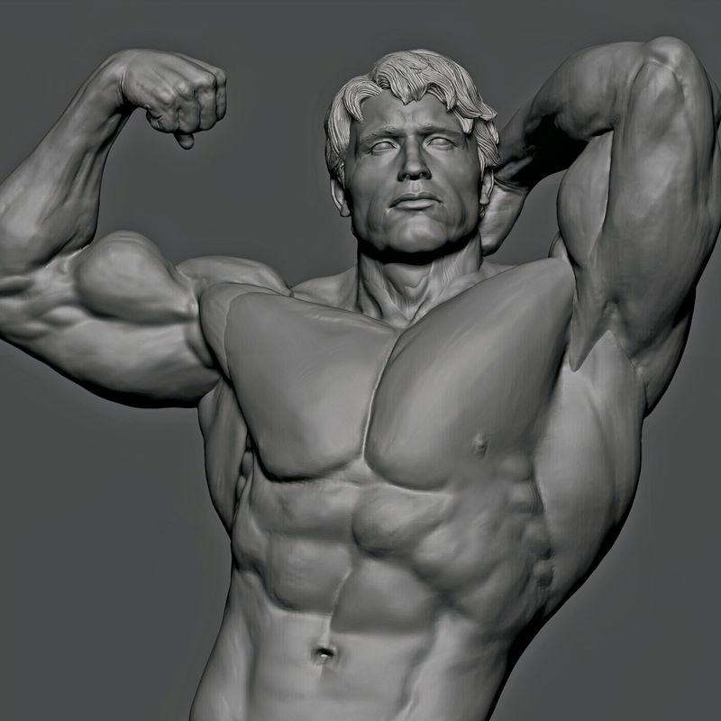Nft Arnold Schwarzenegger sculptur