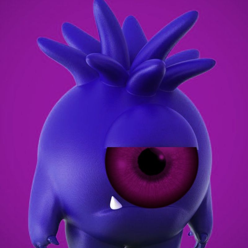 Nft Purple Monster