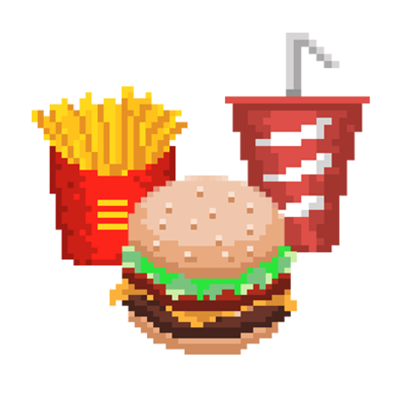 Pixel Burger Meal | NFT Collection | Airnfts